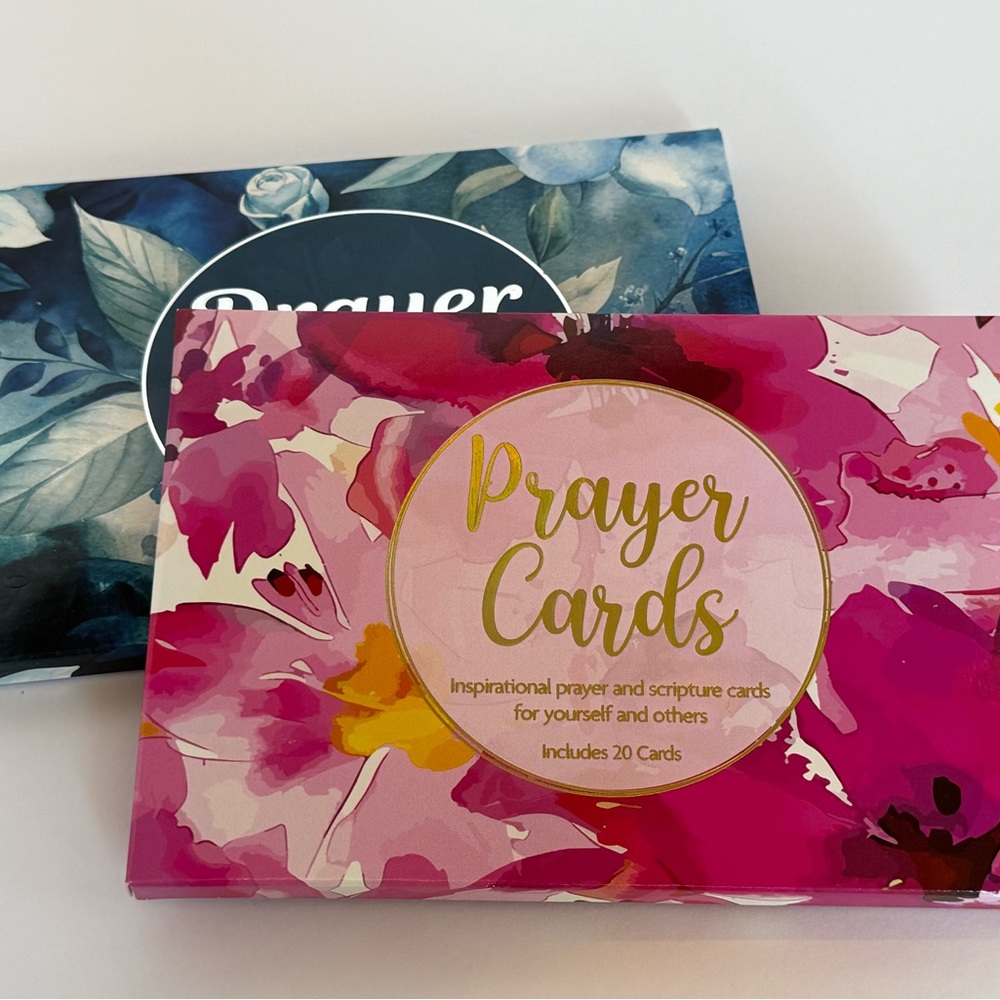 Set of 2 Prayer Cards/Inspirational Scripture Cards